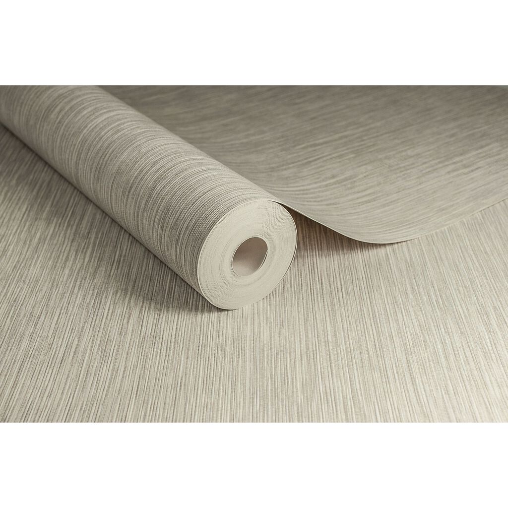 Grasscloth Cream Wallpaper