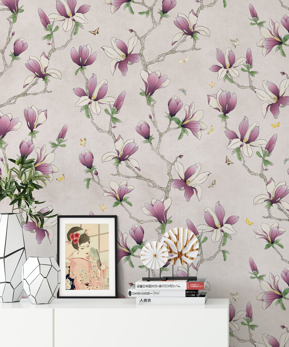 Magnolia Wallpaper (Two Roll Set)