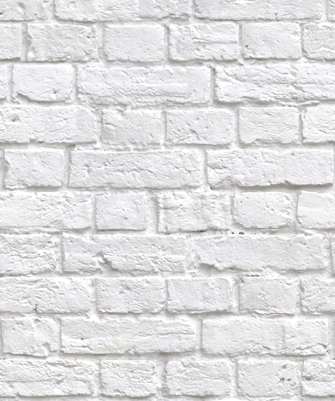 Soft White Bricks Wallpaper