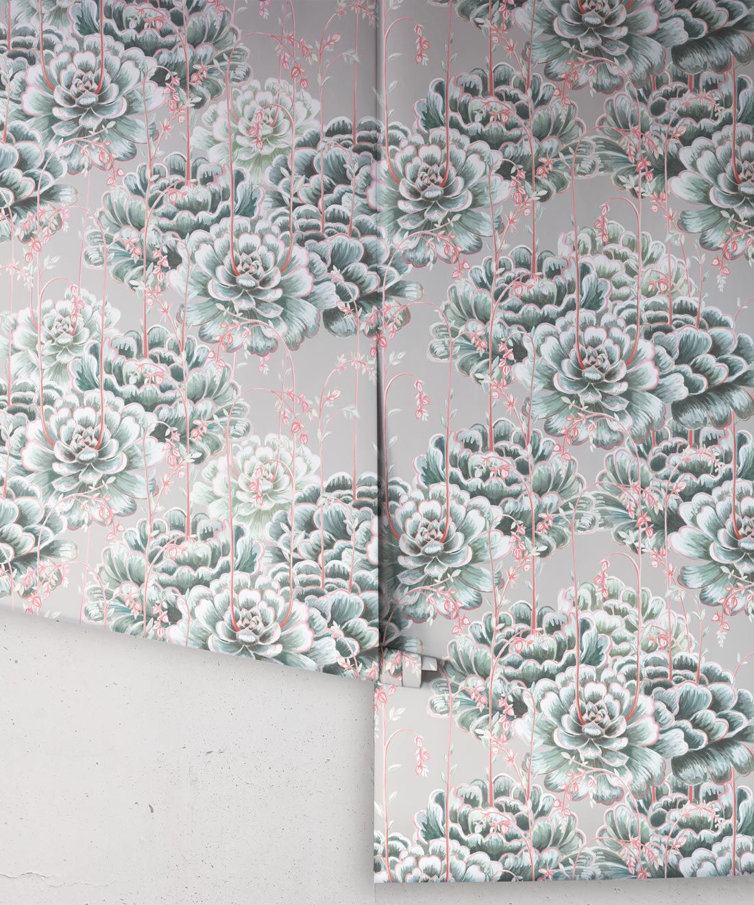 Succulents Wallpaper (Two Roll Set)