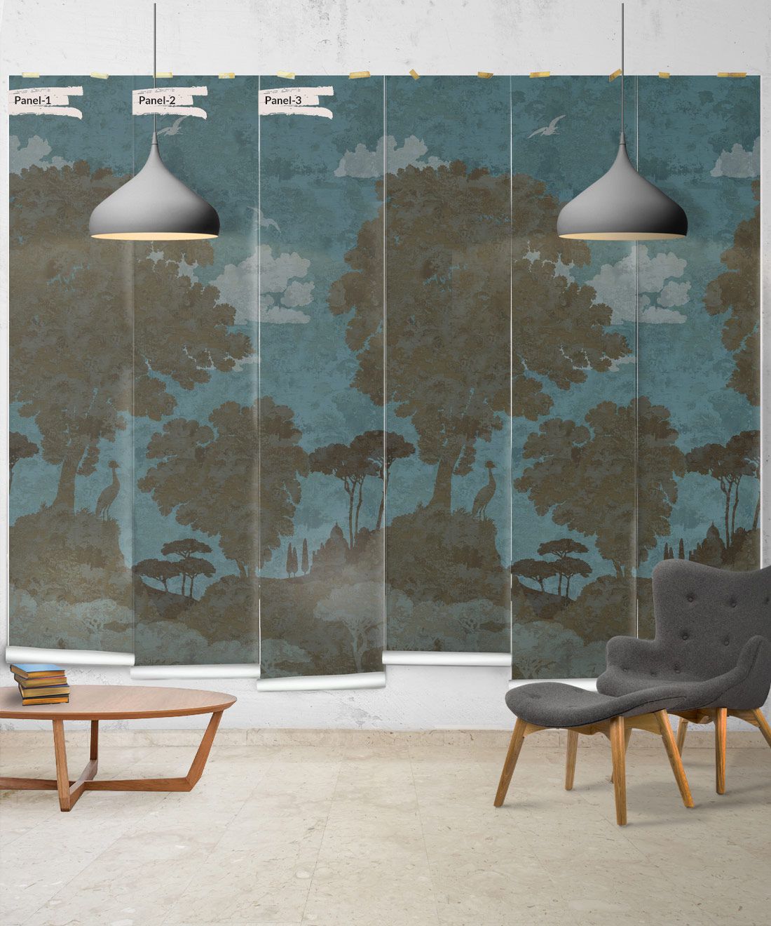 Tuscan Landscape Mural