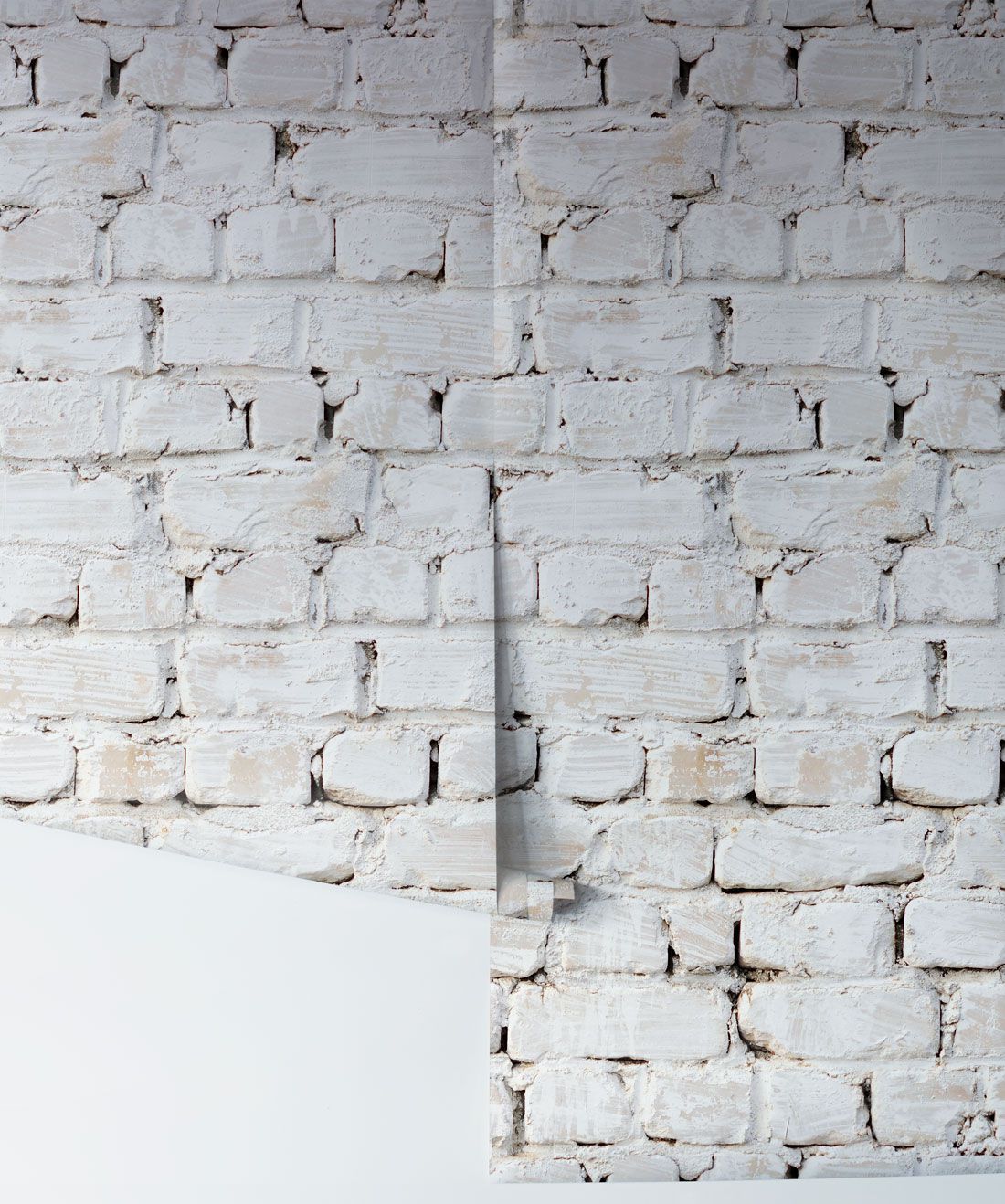 Whitewash Bricks Wallpaper